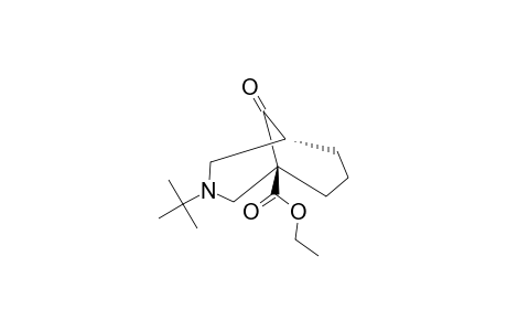 ETHYL-3-TERT.-BUTYL-9-OXO-3-AZABICYCLO-[3.3.1]-NONANE-1-CARBOXYLATE