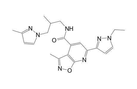 isoxazolo[5,4-b]pyridine-4-carboxamide, 6-(1-ethyl-1H-pyrazol-3-yl)-3-methyl-N-[2-methyl-3-(3-methyl-1H-pyrazol-1-yl)propyl]-