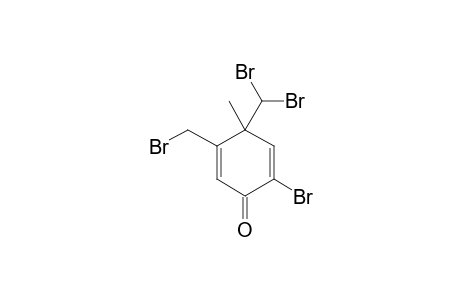 2-BROMO-5-BROMOMETHYL-4-DIBROMOMETHYL-4-METHYL-2,5-CYCLOHEXADIENONE