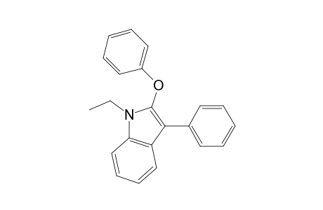 N-Ethyl-3-phenyl-2-phenoxyindole