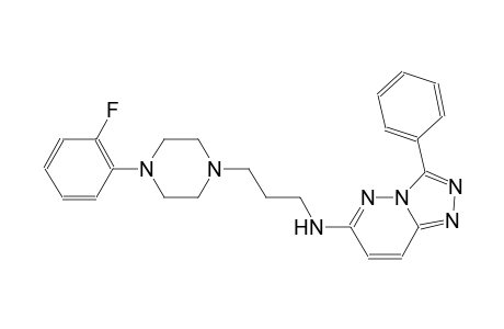 [1,2,4]triazolo[4,3-b]pyridazin-6-amine, N-[3-[4-(2-fluorophenyl)-1-piperazinyl]propyl]-3-phenyl-