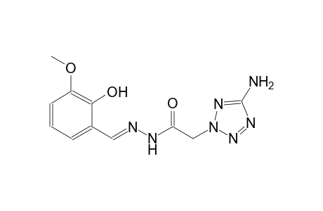 2-(5-amino-2H-tetraazol-2-yl)-N'-[(E)-(2-hydroxy-3-methoxyphenyl)methylidene]acetohydrazide