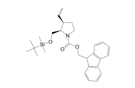 (2R,3R)-N-(9-Fluorenylmethoxycarbonyl)-2-tert-butyldimethylsiloxymethyl-3-vinylpyrrolidine