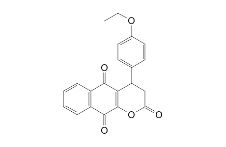 2H-Naphtho[2,3-b]pyran-2,5,10-trione, 4-(4-ethoxyphenyl)-3,4-dihydro-