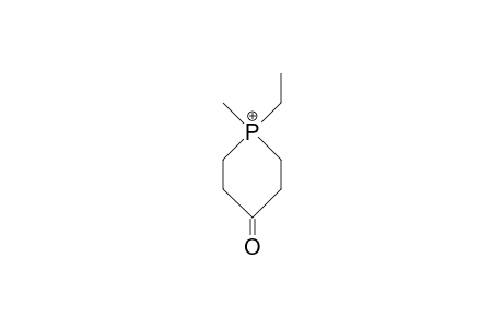 1-Ethyl-1-methyl-4-phosphorinanonium cation