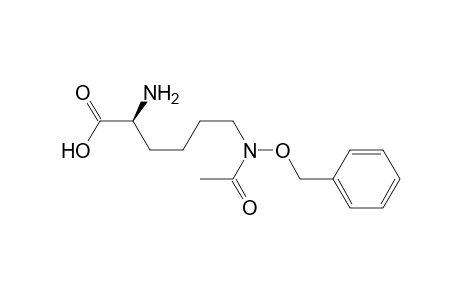 (S)-N-.epsilon.-Acetyl-N-.epsilon.-(benzyloxy)lysine