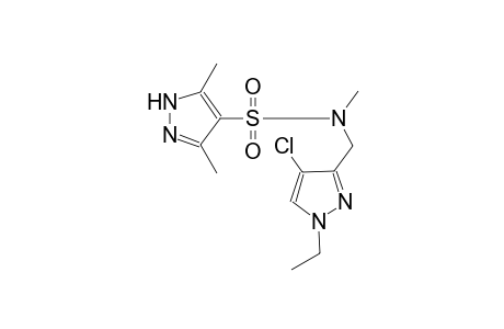 1H-pyrazole-4-sulfonamide, N-[(4-chloro-1-ethyl-1H-pyrazol-3-yl)methyl]-N,3,5-trimethyl-