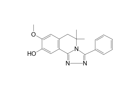 8-Methoxy-5,5-dimethyl-3-phenyl-5,6-dihydro[1,2,4]triazolo[3,4-a]isoquinolin-9-ol