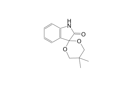 Indol-2(3H)-one, 3,2'-spiro(5,5-dimethyl-1,3-dioxane)-