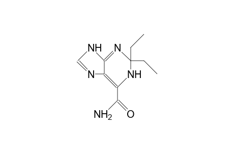 2,2-Diethyl-6-carbamoyl-1,2-dihydro-purine