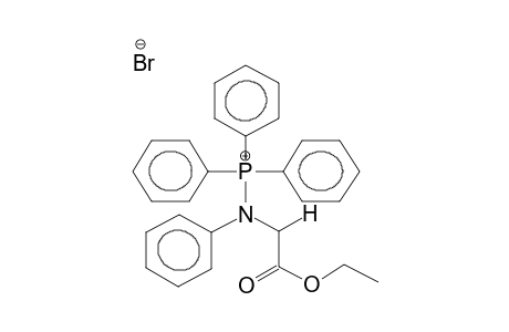 TRIPHENYL(N-PHENYL-N-ETHOXYCARBONYLMETHYLAMINO)PHOSPHONIUM BROMIDE