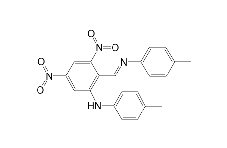 N-(4-methylphenyl)-2-{[(4-methylphenyl)imino]methyl}-3,5-dinitroaniline