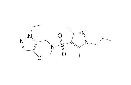 1H-pyrazole-4-sulfonamide, N-[(4-chloro-1-ethyl-1H-pyrazol-5-yl)methyl]-N,3,5-trimethyl-1-propyl-