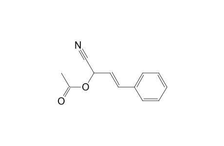 3-Butenenitrile, 2-(acetyloxy)-4-phenyl-, (E)-