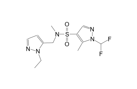 1H-pyrazole-4-sulfonamide, 1-(difluoromethyl)-N-[(1-ethyl-1H-pyrazol-5-yl)methyl]-N,5-dimethyl-