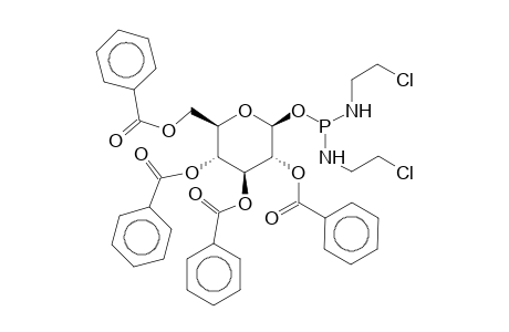 (2,3,4,6-Tetra-O-benzyl-b-d-galactopyranosyl)-N,N'-2-chloroethyl-phosphordiamidate