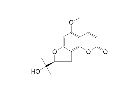(8S)-5-methoxy-8-(2-oxidanylpropan-2-yl)-8,9-dihydrofuro[2,3-h]chromen-2-one