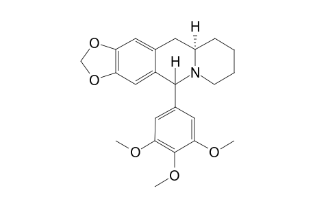 (5S,10aR)-5-(3,4,5-trimethoxyphenyl)-7,8,9,10,10a,11-hexahydro-5H-[1,3]benzodioxolo[5,6-b]quinolizine