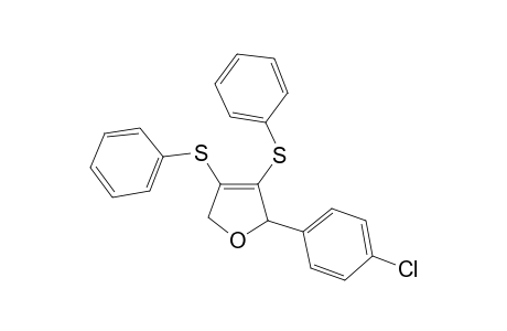 2-(4-Chlorophenyl)-3,4-bis(phenylthio)-2,5-dihydrofuran