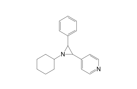 1-Cyclohexyl-2-phenyl-3-(4-pyridyl)aziridine