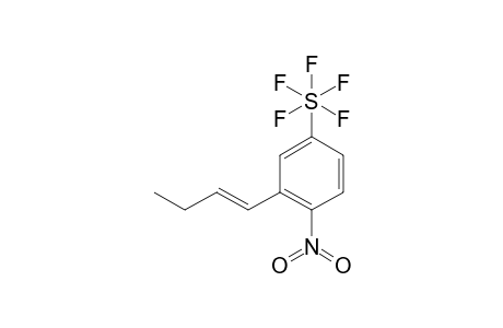 2-(But-1-en-1yl)-1-nitro-4-(pentafluorosulfanyl)benzene