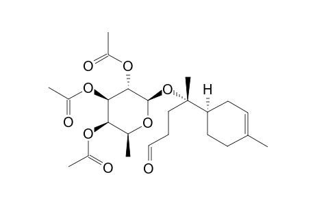 7-O-BETA-D-(2,3,4-TRIACETYL-FUCOPYRANOSIDE)-11,12,13-TRINOR-BISABOL-3-EN-10-AL