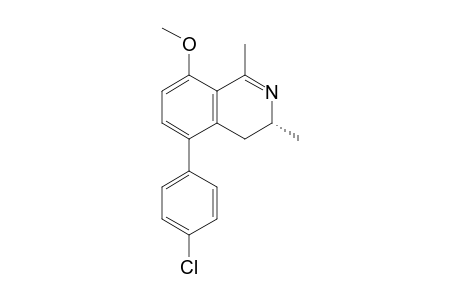 (R)-5-(4'-Chlorophenyl)-8-methoxy-1,3-dimethyl-3,4-dihydroisoquinoline