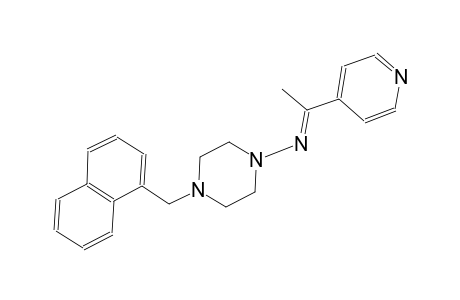 1-piperazinamine, 4-(1-naphthalenylmethyl)-N-[(E)-1-(4-pyridinyl)ethylidene]-