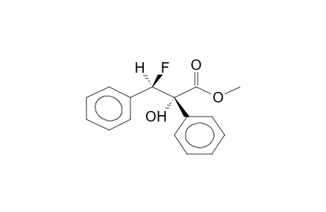ERYTHRO-(METHYL 2-HYDROXY-2,3-DIPHENYL-3-FLUOROPROPANOATE)