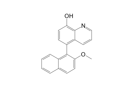 5-(2-Methoxy-1-naphthyl)quinolin-8-ol