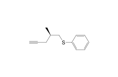 Benzene, [(2-methyl-4-pentynyl)thio]-, (R)-