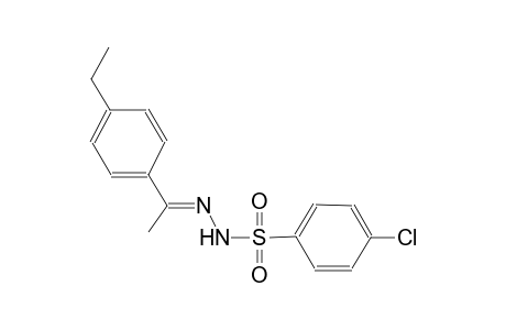 4-chloro-N'-[(E)-1-(4-ethylphenyl)ethylidene]benzenesulfonohydrazide