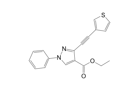 Ethyl 1-Phenyl-3-(3-thienylethynyl)-1H-pyrazole-4-carboxylate