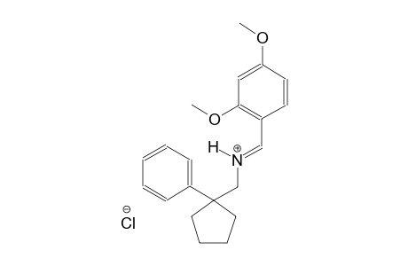 cyclopentanemethanaminium, N-[(E)-(2,4-dimethoxyphenyl)methylidene]-1-phenyl-, chloride