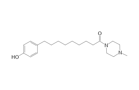 4-Hydroxyphenyl-PA-M9:0 [9-(4-Hydroxyphenyl)nonyl-N-Methylpiperizinamide]