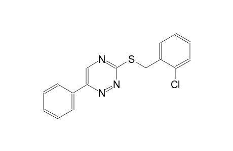 2-chlorobenzyl 6-phenyl-1,2,4-triazin-3-yl sulfide