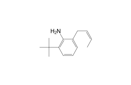 (Z)-2-(2'-butenyl)-6-(t-butyl)aniline