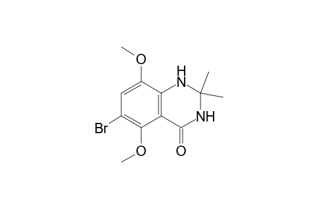 6-Bromo-2,3-dihydro-5,8-dimethoxy-2,2-dimethylquinazolin-4-(1H)-one