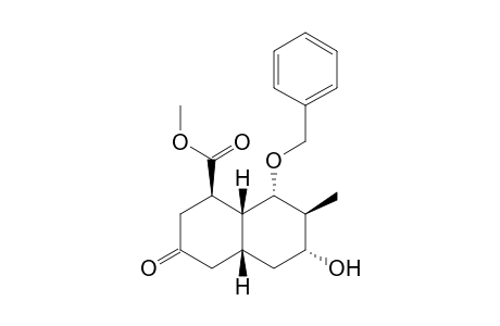 (1R,4aR,6R,7S,8S,8aR)-6-hydroxy-7-methyl-3-oxo-8-phenylmethoxy-2,4,4a,5,6,7,8,8a-octahydro-1H-naphthalene-1-carboxylic acid methyl ester