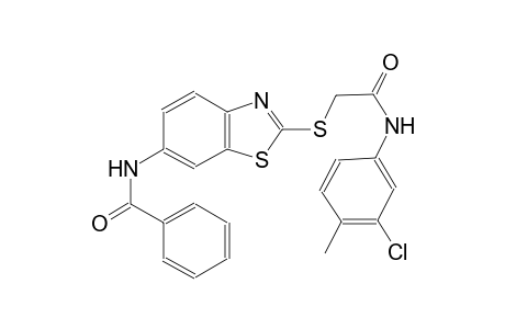 benzamide, N-[2-[[2-[(3-chloro-4-methylphenyl)amino]-2-oxoethyl]thio]-6-benzothiazolyl]-