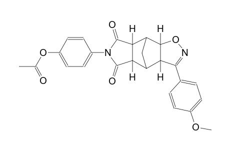 4-((3aS,4S,4aR,7aS,8S,8aS)-3-(4-methoxyphenyl)-5,7-dioxo-4a,5,7,7a,8,8a-hexahydro-3aH-4,8-methanoisoxazolo[4,5-f]isoindol-6(4H)-yl)phenyl acetate