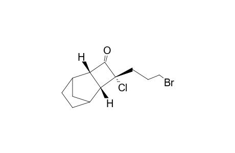 (2S,4R,5R)-4-(3-Bromo-propyl)-4-chloro-tricyclo[4.2.1.0*2,5*]nonan-3-one