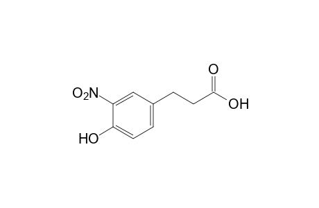 4-hydroxy-3-nitrohydrocinnamic acid
