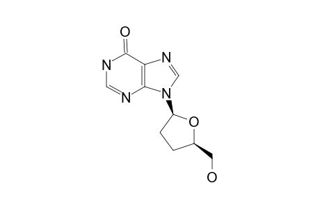 DIDANOSINE;9-(2',3'-DIDEOXY-BETA-D-RIBOFURANOSYL)-HYPOXANTHINE