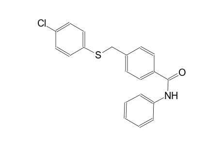 benzamide, 4-[[(4-chlorophenyl)thio]methyl]-N-phenyl-