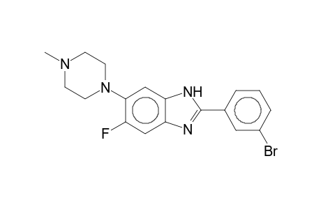 (1H)Benzimidazole, 2-(3-bromophenyl)-5-fluoro-6-(4-methylpiperazin-1-yl)-