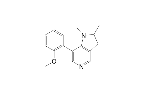 1-(1,2-Dimethyl(2-pyrrolino[2,3-d]pyridin-7-yl))-2-methoxybenzene