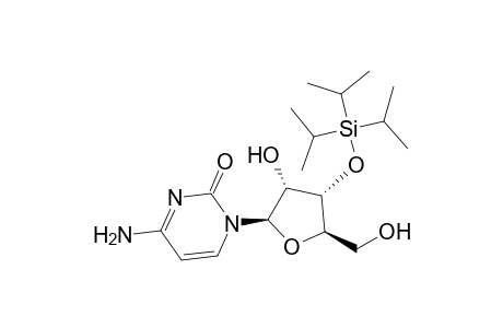 4-Amino-1-[(2R,3R,4S,5R)-3-hydroxy-5-(hydroxymethyl)-4-tri(propan-2-yl)silyloxy-2-oxolanyl]-2-pyrimidinone