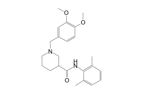 3-piperidinecarboxamide, 1-[(3,4-dimethoxyphenyl)methyl]-N-(2,6-dimethylphenyl)-