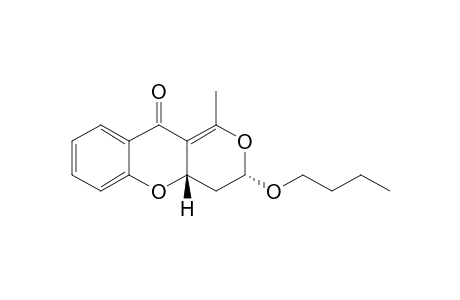 trans-3-Butoxy-4,4a-dihydro-1-methyl-3H,10H-pyrano[4,3-b][1]benzopyran-10-one